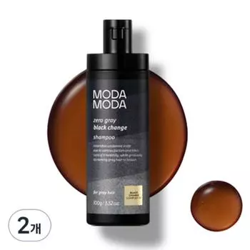 Modamoda Zero Gray Black Change Функциональный шампунь, 100 г, 2 шт.