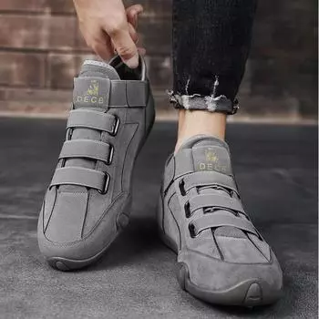 МодаМужская обувь из вулканизированной кожи Весна Осень Легкие нескользящие кроссовки Мужские 2024 Новые поступления Дизайнерские роскошные рабочие взрослые социальные 39