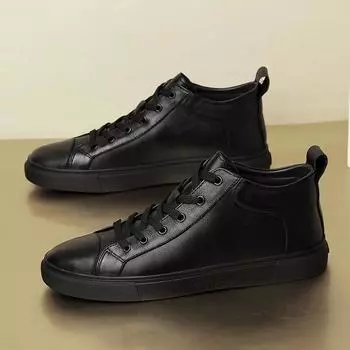 МодаПовседневная мужская обувь из натуральной кожи Итальянские дизайнерские мужские кроссовки Люксовый бренд Ручной работы Ботильоны для мужчин Обувь Обувь для скейтбординга 36