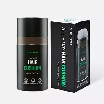 Modbom All Day Hair Cushion Натуральный черный, 1 шт., темно-коричневый