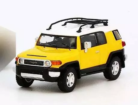 МОДЕЛЬ 1 Toyota Cruiser TOYOTA FJ CRUISER XJ10 Sunfusion Завершенный продукт 1/64 (LHD)