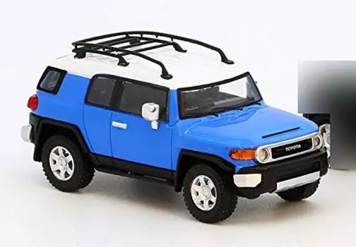 МОДЕЛЬ 1 TOYOTA FJ CRUISER XJ10 Voodoo Blue Готовый продукт 1/64 (LHD) синий