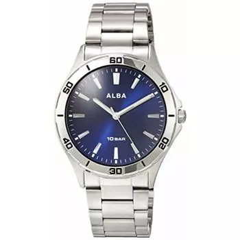 Модель 2019 SEIKO Watch ALBA Sports Водонепроницаемые (10 АТМ) AQPK411 Мужские серебристые НОВИНКА