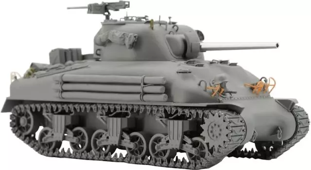 Модель американского среднего танка M4A1 Sherman, пластиковая модель, комплект для сборки BT047 1/35, промежуточный этап (танк)