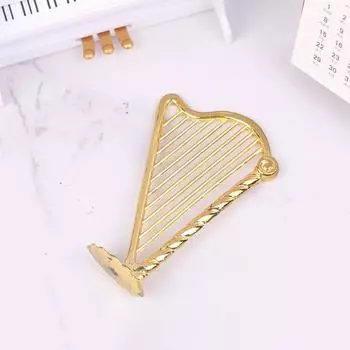 Модель арфы для кукольного домика, музыкальный инструмент для кукольного домика, игрушка для кукольного музыкального домика, барный декор