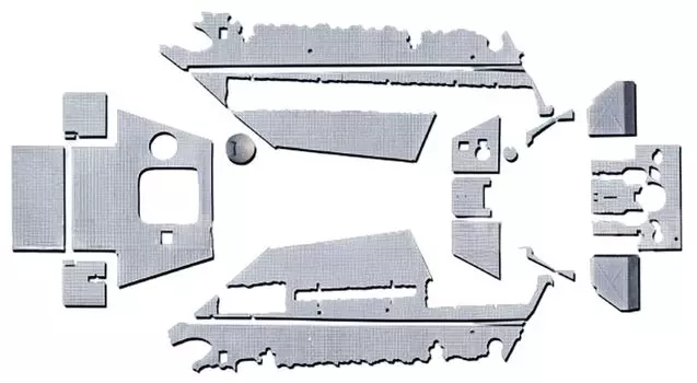 Модель ATAK German Jagdpanther Tank Destroyer Zimmerit Set Plastic Model Parts AT35020 1/35 (для Тамии)