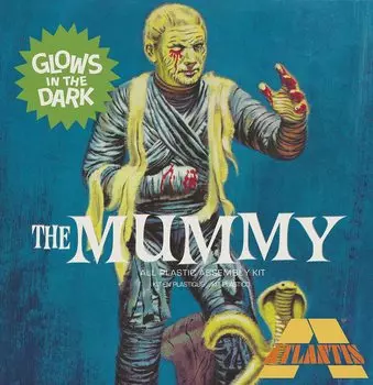 Модель Atlantis Lon Chaney The Mummy Luminous Version Limited Edition Пластиковая модель ATLAMCA452 Jr.