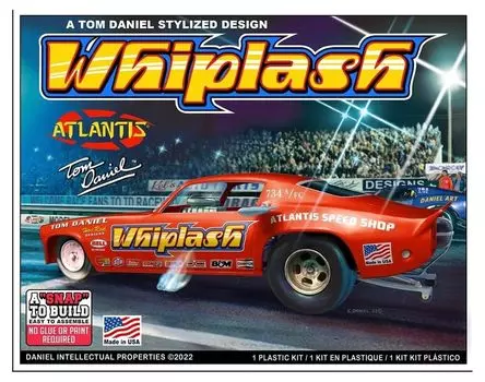 Модель Atlantis Tom Daniel Funny Car Whiplash Пластиковая модель ATLAMCM8276 1/32