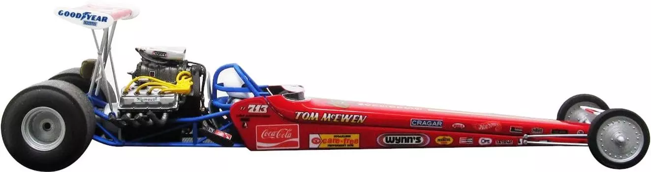 Модель Atlantis Tom Mongoose McEwen Драгстер с задним двигателем Пластиковая модель ATLAMCM7529 1/24