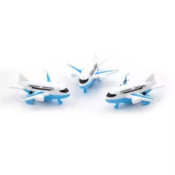 Модель автобуса из сплава Air Bus для детей, детский игрушечный пассажирский самолет с откидным бортом