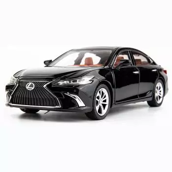 Модель автомобиля 1/24 масштаб Le-xus ES300 литой коллекционный игрушечный автомобиль со светом и звуком дверь игрушечного транспортного средства может открываться 1/24-21x7.5x6.5cm белый