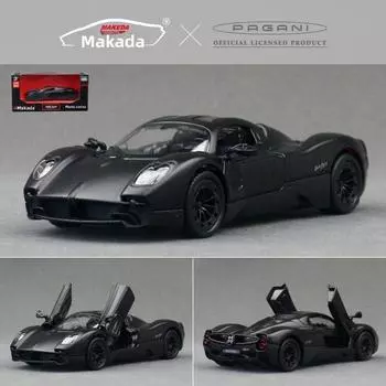 Модель автомобиля Alloy Utopia Roadster с инерционным управлением для детей и коллекции Matte Black