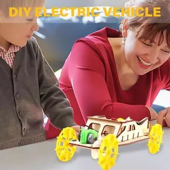 Модель автомобиля-амфибии, наборы для самостоятельного изготовления электромобилей для детей в возрасте от 6 до 12 лет, наборы для научных экспериментов с электромобилями для детей