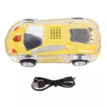Модель автомобиля Bluetooth-динамик 8,7 дюйма USB-перезаряжаемый автомобильный динамик-реплика со светодиодными лампами для