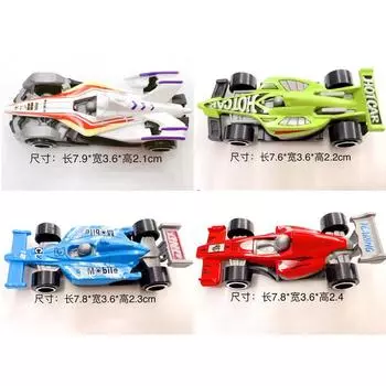 Модель автомобиля F1 из сплава Equation, детская игрушечная машина, спортивная машина, игрушечный автомобиль, гоночный симулятор, подвеска