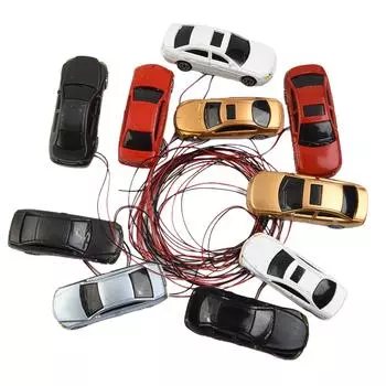 Модель автомобиля HO Scale 12 В 20 мА 20 шт. Лампы с головной подсветкой Пейзаж