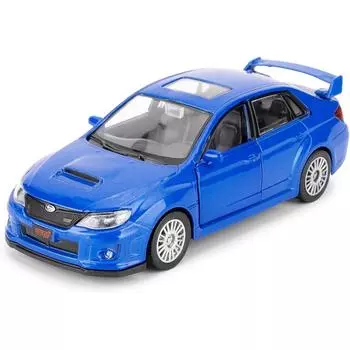 Модель автомобиля из литого под давлением сплава в масштабе 1/36 с функцией отката, игрушечный автомобиль Subaru WRX STI2010, модели игрушек для коллекционирования и украшения, подарок для мальчиков и девочек 1/36-Size:13*5*4.3cm красный