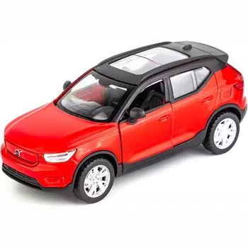 Модель автомобиля литья под давлением XC40 в масштабе 1/39, игрушечный автомобиль из сплава для детей, транспортные средства с откатным механизмом для малышей, подарок для мальчиков и девочек, красный 1/39-11x4.8x4.4cm красный