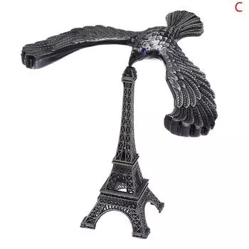 Модель башни из сплава Баланс Орел Птица Миниатюрные фигурки Декомпрессионная игрушка
