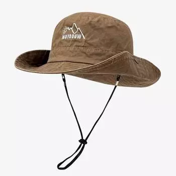 Модель Charm Kebab Joint, альпинистская шляпа с вышитыми буквами, женская весенне-осенняя ковбойская шляпа в стиле вестерн M56-58cm бежевый