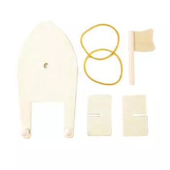 Модель деревянной лодки ручной работы, деревянная парусная игрушка, сделай сам, расписанные вручную, поделки, игрушки для детей, подарки на день рождения OneSize