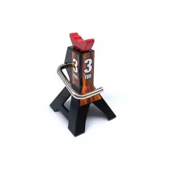 Модель Детали Симуляция Подставки-домкраты Регулируемая высота Стойка для ремонта домкрата Инструмент для ремонта Black 3T