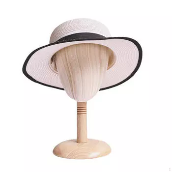 Модель дисплея париков, подставка для шляпы, профессиональная деревянная основа, стойка для шляпы на голове манекена для реквизита