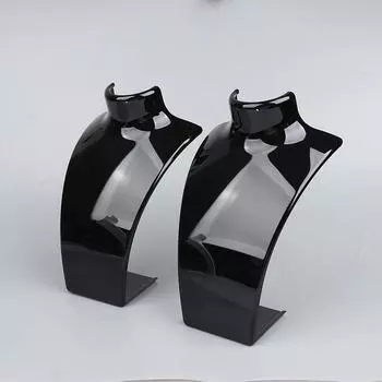 Модель дисплея ювелирных изделий, ожерелье, манекен, кулон, серьги, демонстрационная подставка чёрный