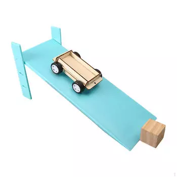 Модель для эксперимента по воздействию на наклонную поверхность. Набор для проекта «Стебель». Деревянные учебные пособия. Регулировка высоты.