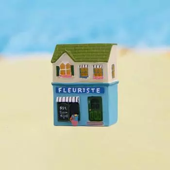 Модель дома Миниатюры DIY Украшения для дома из смолы Креативный мини-дом Статуя Реквизит для фотосъемки Style B