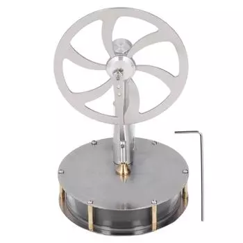 Модель двигателя двигателя Стирлинга Экологичная физическая модель двигателя из нержавеющей стали Детская развивающая игрушка