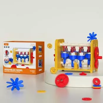 Model Engine Plastic Machinery Assembly Component Set Children Puzzle Toy