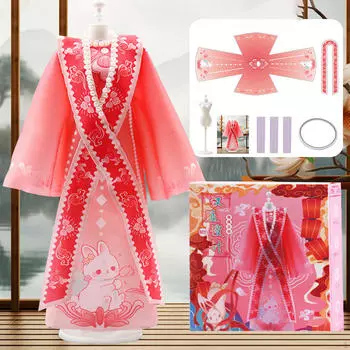 Модельерские наборы, кукольное платье Ханфу, изготовление детского шитья с манекенами для подростков 6, 7, 8, 9 лет