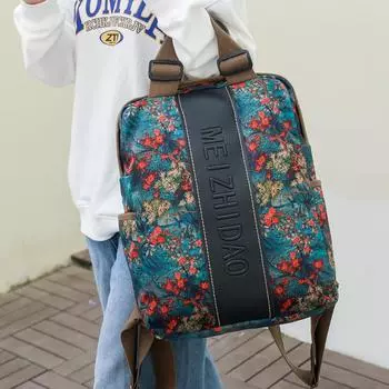 Модельерские рюкзаки, женский холщовый рюкзак, женские большие дорожные сумки, школьный рюкзак для студентов, сумка на плечо чёрный