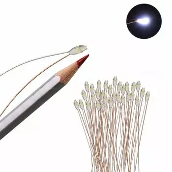 Модель Eve с 30 проводами SMD 0603 чип светодиод белый резистор в комплекте модель поезда модель железной дороги модель здания модель освещения диорама CD0603W белый