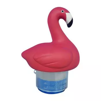 Модель фламинго, плавающий водный ящик для бассейна, плавающий выдвижной диспенсер для воды с мультяшным рисунком для бассейна One Size красный