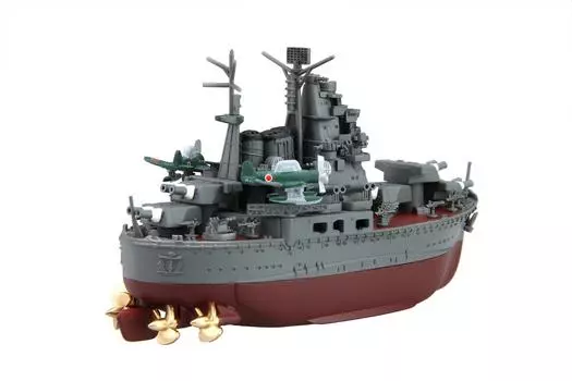 Модель Fujimi Chibimaru Fleet Series Atago Общая длина 11 см Цветная пластиковая модель Chibimaru 24 № 24 Приблизительно. Немасштаб
