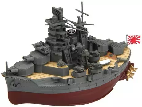 Модель Fujimi Chibimaru Fleet Series Kongo Общая длина около 11 см Цветная пластиковая модель Chibimaru 3 № 3 Немасштабная