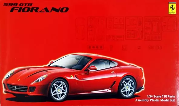 Модель Fujimi Ferrari 599 с деталями 1/24 FR-12 фототравление