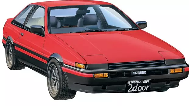 Модель Fujimi ID183 Хачироку Труено, начало 1/24 (2-дверная модель GT/APEX) ИД-183