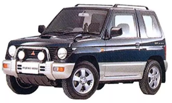 Модель Fujimi inch up disc series 01 Pajero Mini VRII 1/24 94