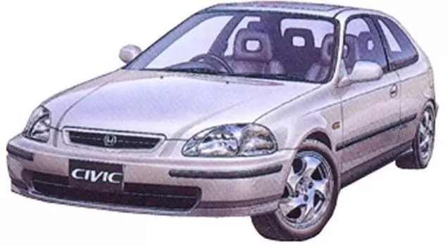 Модель Fujimi inch up disc series 31 EK4 Miracle Civic SiR 1/24 96
