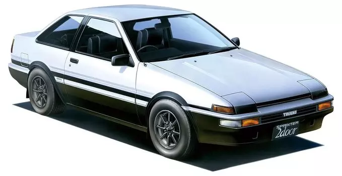 Модель Fujimi inch up series Hachiroku Trueno APEX поздняя модель 1/24 №57 2-дверный 85 ID-57 белый