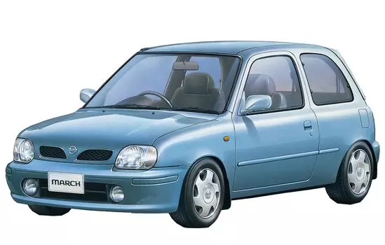 Модель Fujimi Inch Up Series Nissan March 3 Дверь 1/24 No.75 G# (АК11) ИД-75
