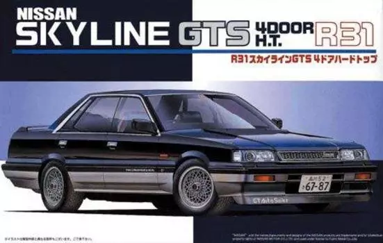 Модель Fujimi Inch Up Series R31 Skyline GTS 4-дверная пластиковая модель ID113 1/24 № 113 HT