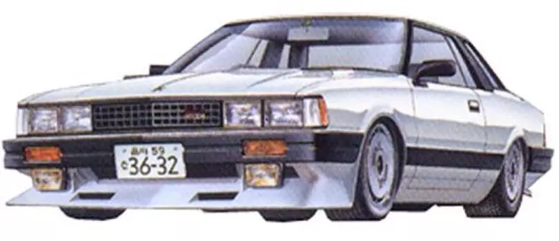 Модель Fujimi Inch Up Series S110 Silvia Hardtop RS Пластиковая модель ID82 1/24 № 82