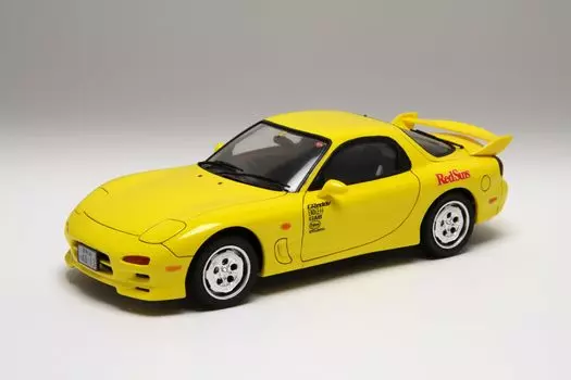 Модель Fujimi Initial D Series FD3S Кейсуке Такахаши 1/24 № 10 RX-7 ISD-10 жёлтый