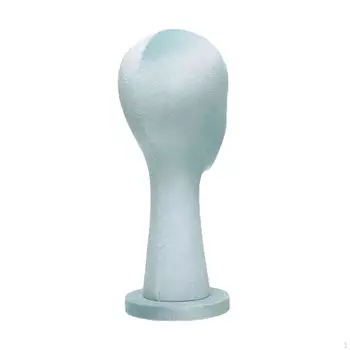 Модель головы для париков, подставка, стойка для хранения головных уборов и аксессуаров Cream Blue