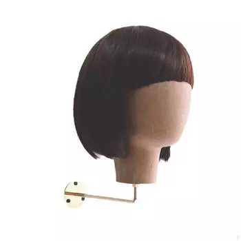 Модель головы манекена, вешалка для ковбойской шляпы для парикмахерской, настенное крепление для очков, black hook
