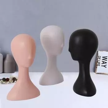 Модель головы, универсальные очки, шапки, шарф, стенд, абстрактный манекен, парики, модель головы для украшения чёрный
